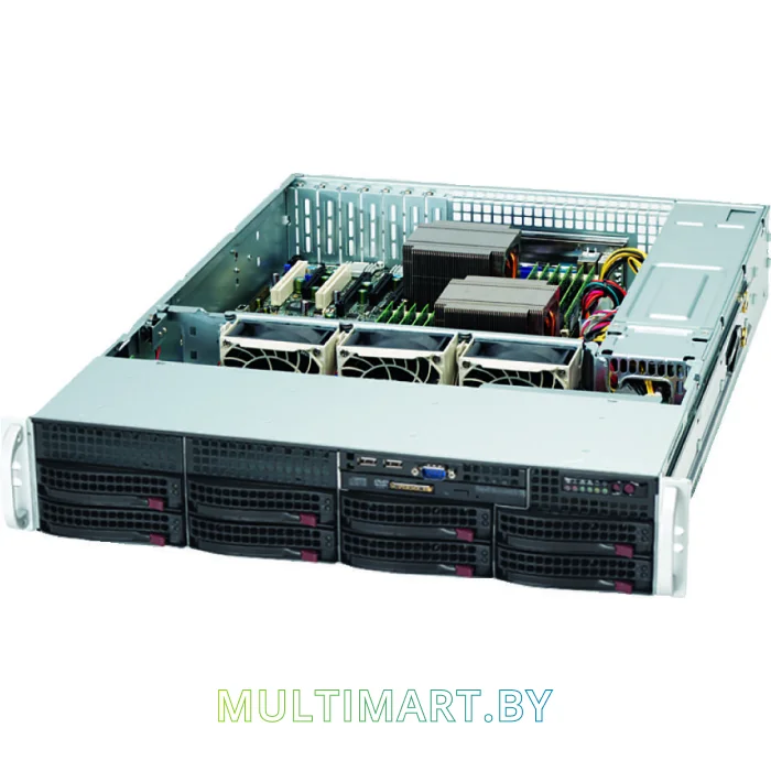 Корпус Supermicro SuperChassis CSE-825TQ-600LPB 600W